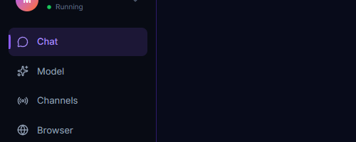 Model — choose your agent's AI brain